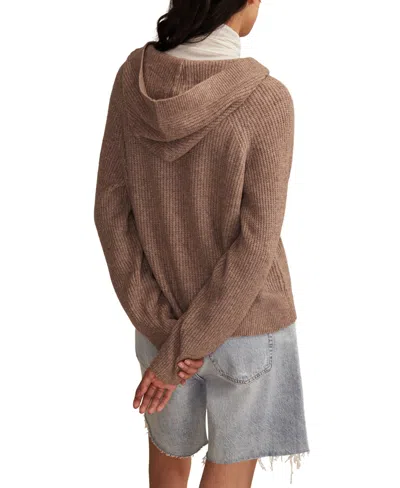 Lucky Brand Women's Cloud Soft Hoodie Sweater In Brown