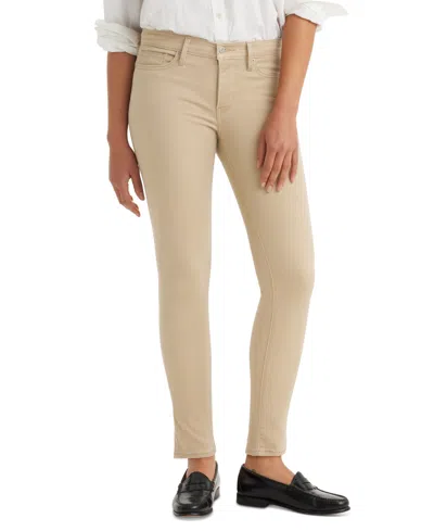 Levi's Women's 311 Mid Rise Shaping Skinny Jeans In Brown
