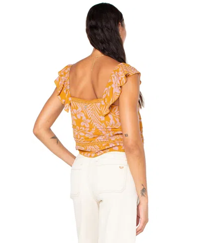 Roxy Coastal Rays Top In Orange
