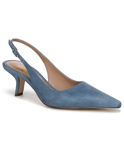 Sam Edelman Women's Bianka Slingback Kitten-heel Pumps In Blue