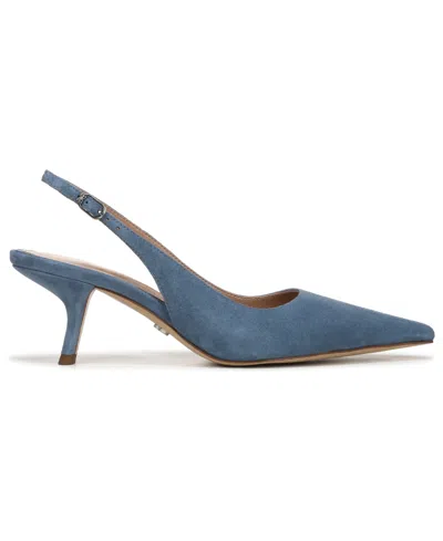 Sam Edelman Women's Bianka Slingback Kitten-heel Pumps In Blue