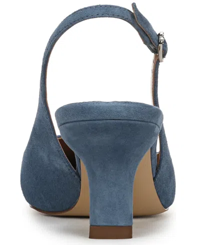 Sam Edelman Women's Bianka Slingback Kitten-heel Pumps In Blue