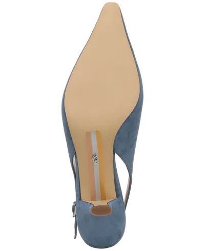 Sam Edelman Women's Bianka Slingback Kitten-heel Pumps In Blue