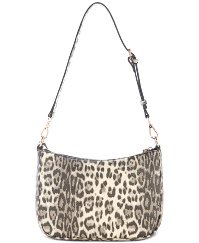 Guess Tinsley Medium Leopard Print Shoulder Bag In Animal Print