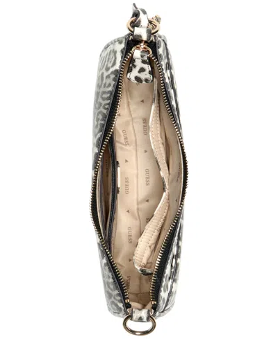 Guess Tinsley Medium Leopard Print Shoulder Bag In Animal Print