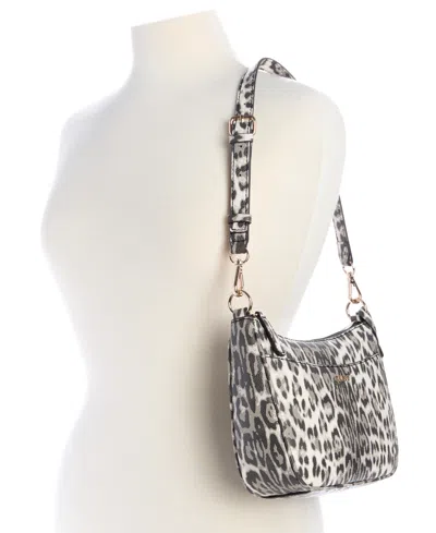 Guess Tinsley Medium Leopard Print Shoulder Bag In Animal Print