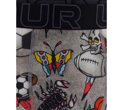 Under Armour Men's Printed Performance Tech Mesh 6" Boxer Briefs In Multi