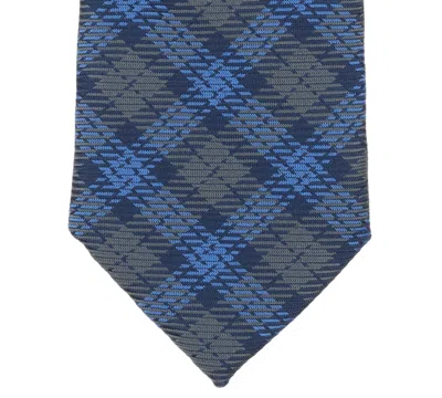 Bar Iii Men's Kingsley Plaid Pattern Tie, Macy's Exclusive In Blue