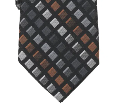 Perry Ellis Portfolio Men's Earle Geo-pattern Classic Tie In Black