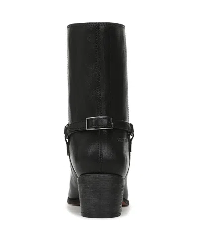 Franco Sarto Women's Kian Round Toe Pull On Short Boots In Black