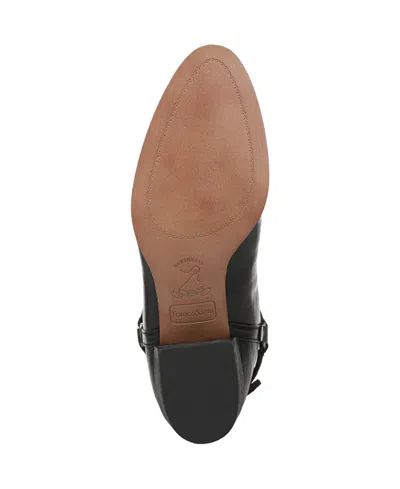 Franco Sarto Women's Kian Round Toe Pull On Short Boots In Black