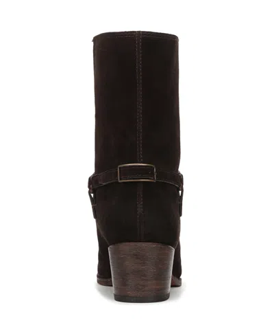 Franco Sarto L-kian Leather Bootie In Brown