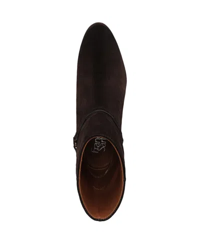 Franco Sarto L-kian Leather Bootie In Brown