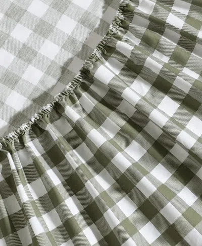 Eddie Bauer Printed 100% Cotton Percale 3-pc. Sheet Set, Twin In Green