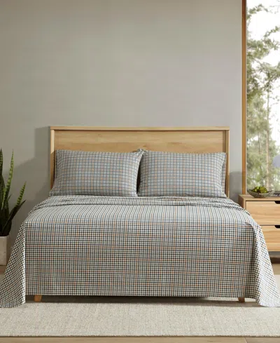 Eddie Bauer Printed 100% Cotton Percale 3-pc. Sheet Set, Twin In Black