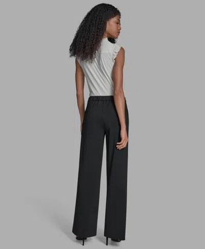 Bcbg Women's Wide Leg Pants In Black