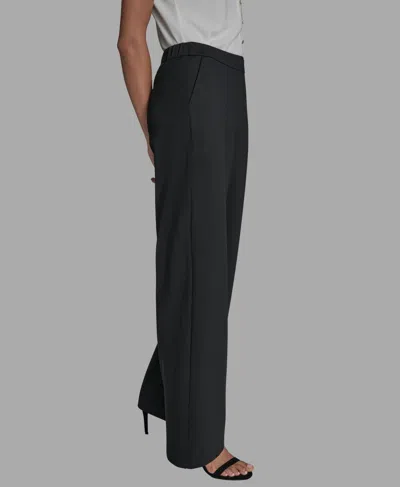 Bcbg Women's Wide Leg Pants In Black
