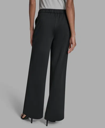 Bcbg Women's Wide Leg Pants In Black