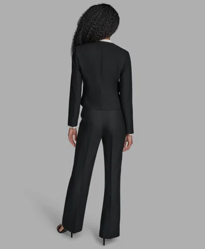 Bcbg Women's Open Front Jacket In Black