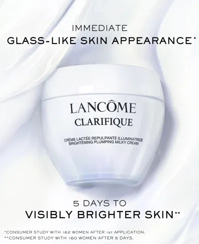 Lancôme Clarifique Brightening Plumping Milky Cream, Size 50ml In Transparent