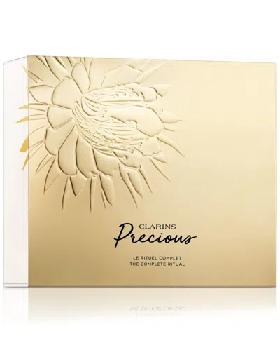 Clarins Precious The Complete Ritual 4-piece Skin Care Kit In White