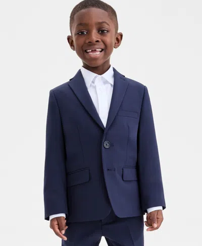 Kenneth Cole Reaction Toddler And Little Boys Single-breasted Jacket In Blue