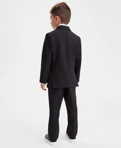 Kenneth Cole Reaction Toddler And Little Boys Notch Lapel Jacket In Black