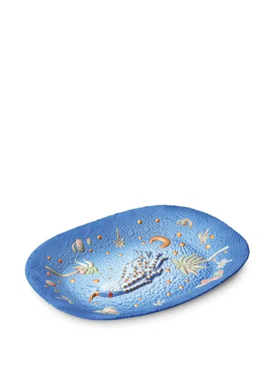 L'objet Limited Edition Haas Celestial Octopus Tray In Blue