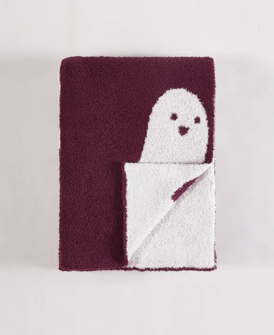 Truly Soft Cozy Reversible Throw, 50" X 70" In Burgundy