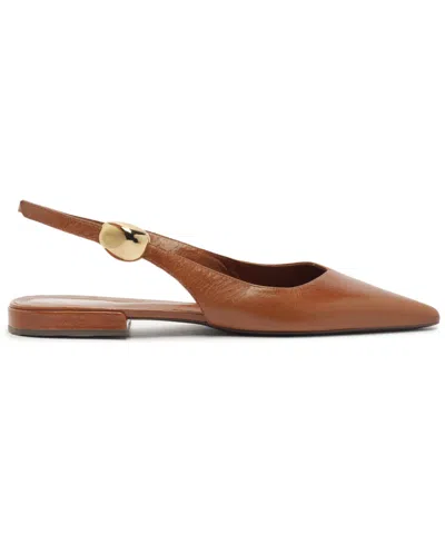 Arezzo Women's Farrah Slingback Ballet Flats In Brown