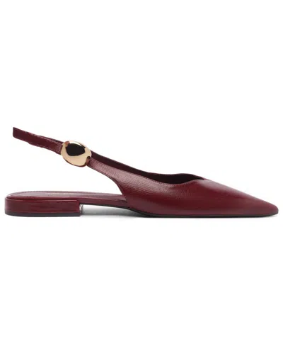 Arezzo Women's Farrah Slingback Ballet Flats In Burgundy