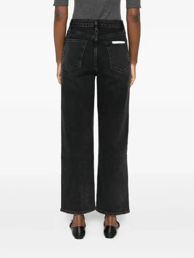 Frame High-waisted Jeans In Black