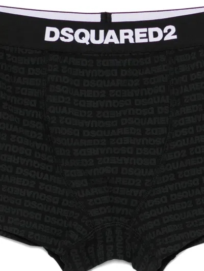 Dsquared2 Dsquared Black Boxer Briefs In Black