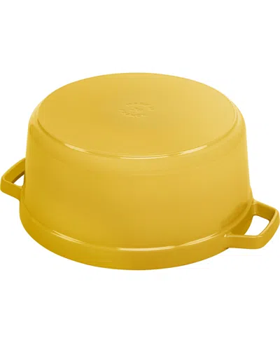 Staub Round Cocotte, 7 Quarts In Yellow