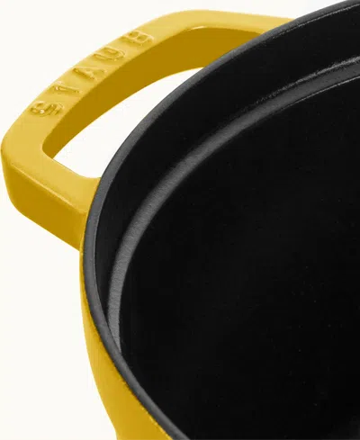 Staub Round Cocotte, 7 Quarts In Yellow