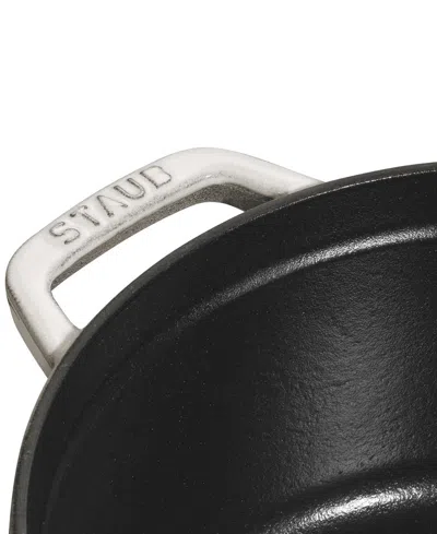 Staub Cast Iron 7-qt. Round Dutch Oven In Neutral
