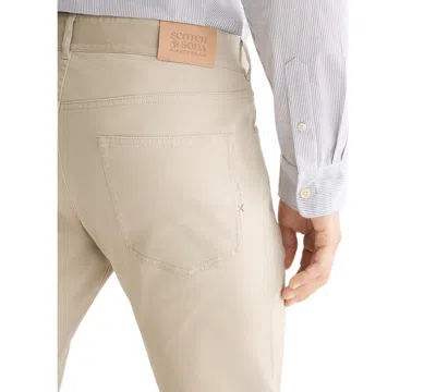 Scotch & Soda Ralston Slim Fit Twill Pants In Plaza Taupe In Neutral
