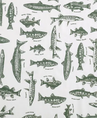 Eddie Bauer Printed 100% Cotton Percale 4-pc. Sheet Set, King In Multi