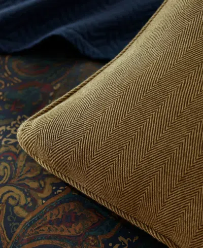 Ralph Lauren Norris Soft Cotton Decorative Pillow, 15" X 20" In Brown
