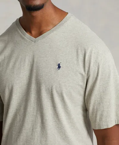Polo Ralph Lauren Ralph Lauren Jersey V-neck T-shirt In Neutral