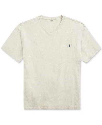 Polo Ralph Lauren Ralph Lauren Jersey V-neck T-shirt In Neutral