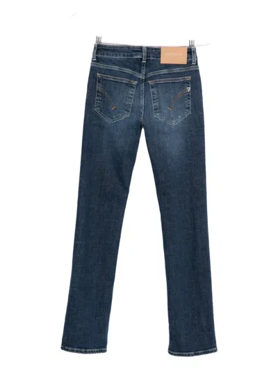Dondup Sue Five-pocket Straight Jeans In Blue