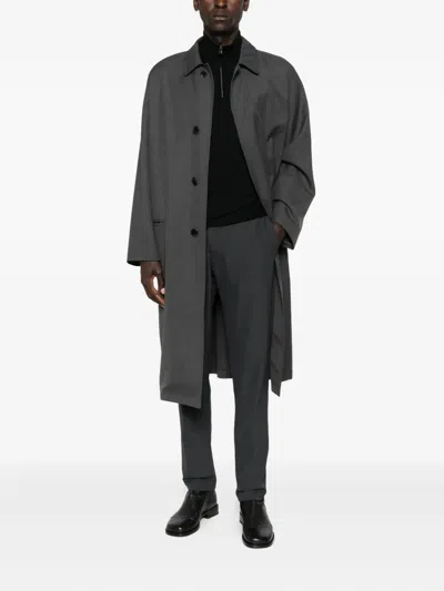 Jacob Cohen Button-fly Trousers In Black