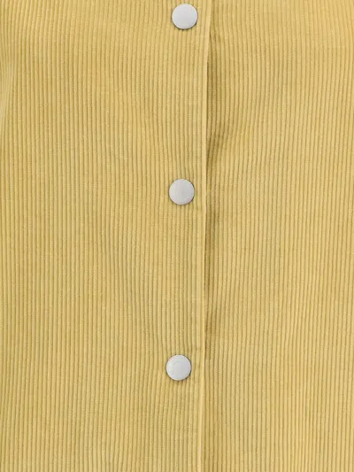 Jacob Cohen Corduroy Overshirt In Yellow