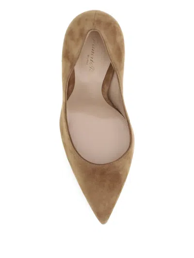 Gianvito Rossi 105mm Court Pumps In Brown