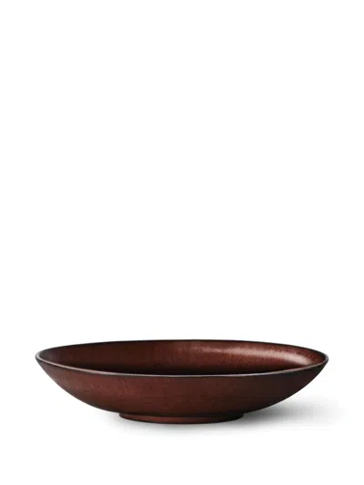 L'objet Terra Porcelain Soup Plate (23cm) In Brown