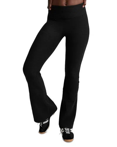 Beyond Yoga Space Dye High Waist Bootcut Leggings In Black