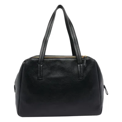 Liu •jo Liu-jo Logo Medium Satchel Bag In Black