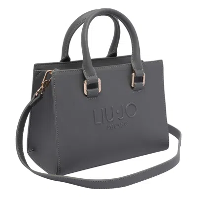 Liu •jo Versatile Tote Bag Featuring Dual Handles In Gray