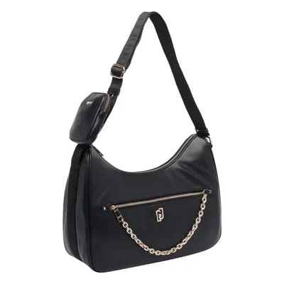 Liu •jo Liu Jo Medium With Coin Purse Shoulder Bag In Black